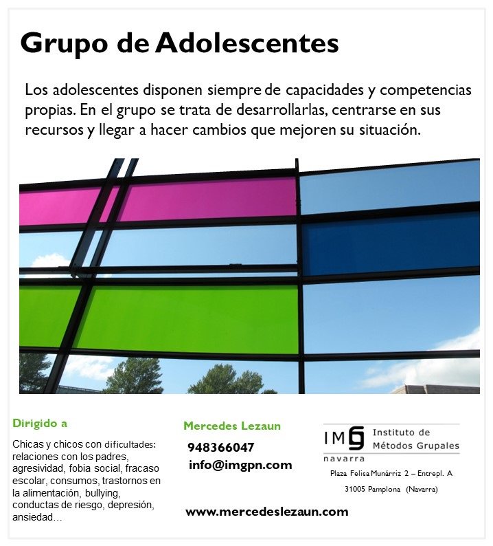 Grupo terapéutico de adolescentes