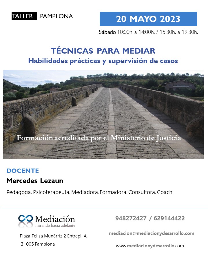 Técnicas para Mediar. Habilidades prácticas y supervisión de casos