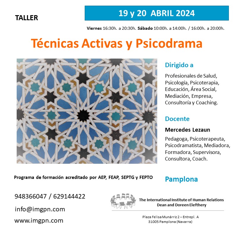 Taller Técnicas Activas y Psicodrama